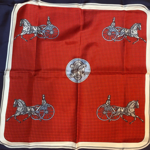 Authentic Celine Silk Scarf - Picture 2 of 5